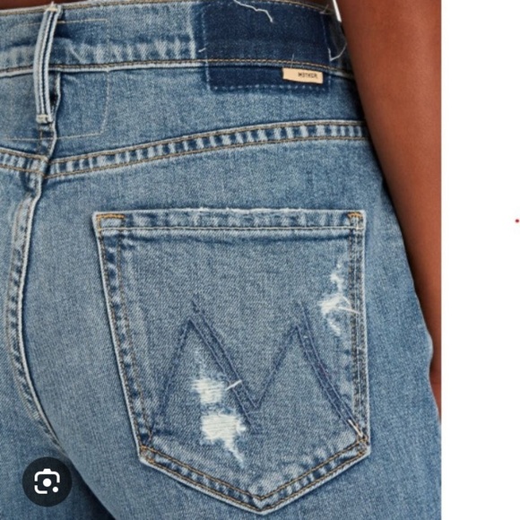 MOTHER THE TRICKSTER ANKLE CRYING ON HOLY GROUND HIGH RISE BUTTON FLY STRAIGHT - Picture 7 of 15